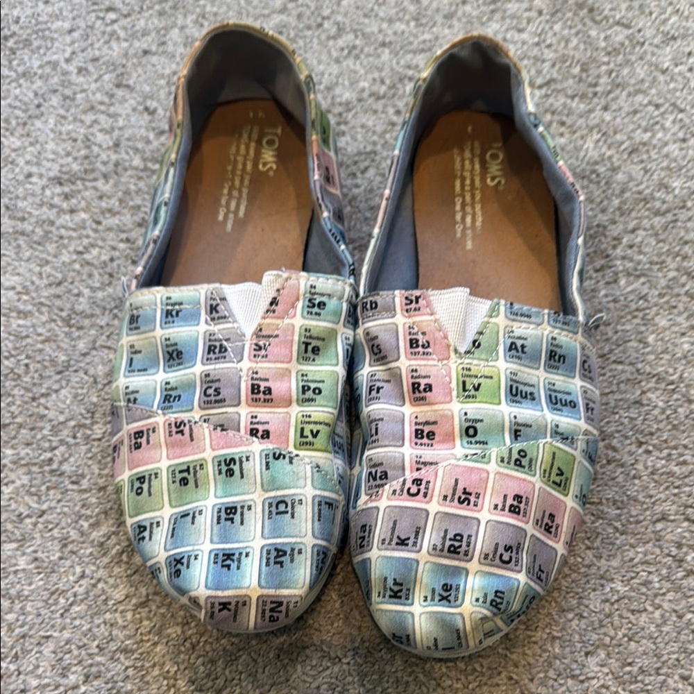 TOMS Periodic Table Slip-On Shoes